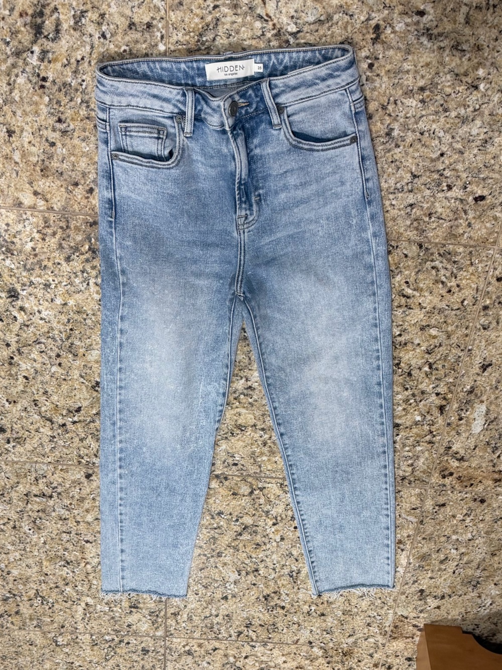 Hidden High-Rise Light Blue Skinny Jeans - Women's